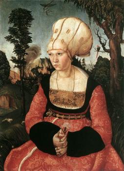Lucas Il Vecchio Cranach : Portrait of Anna Cuspinian